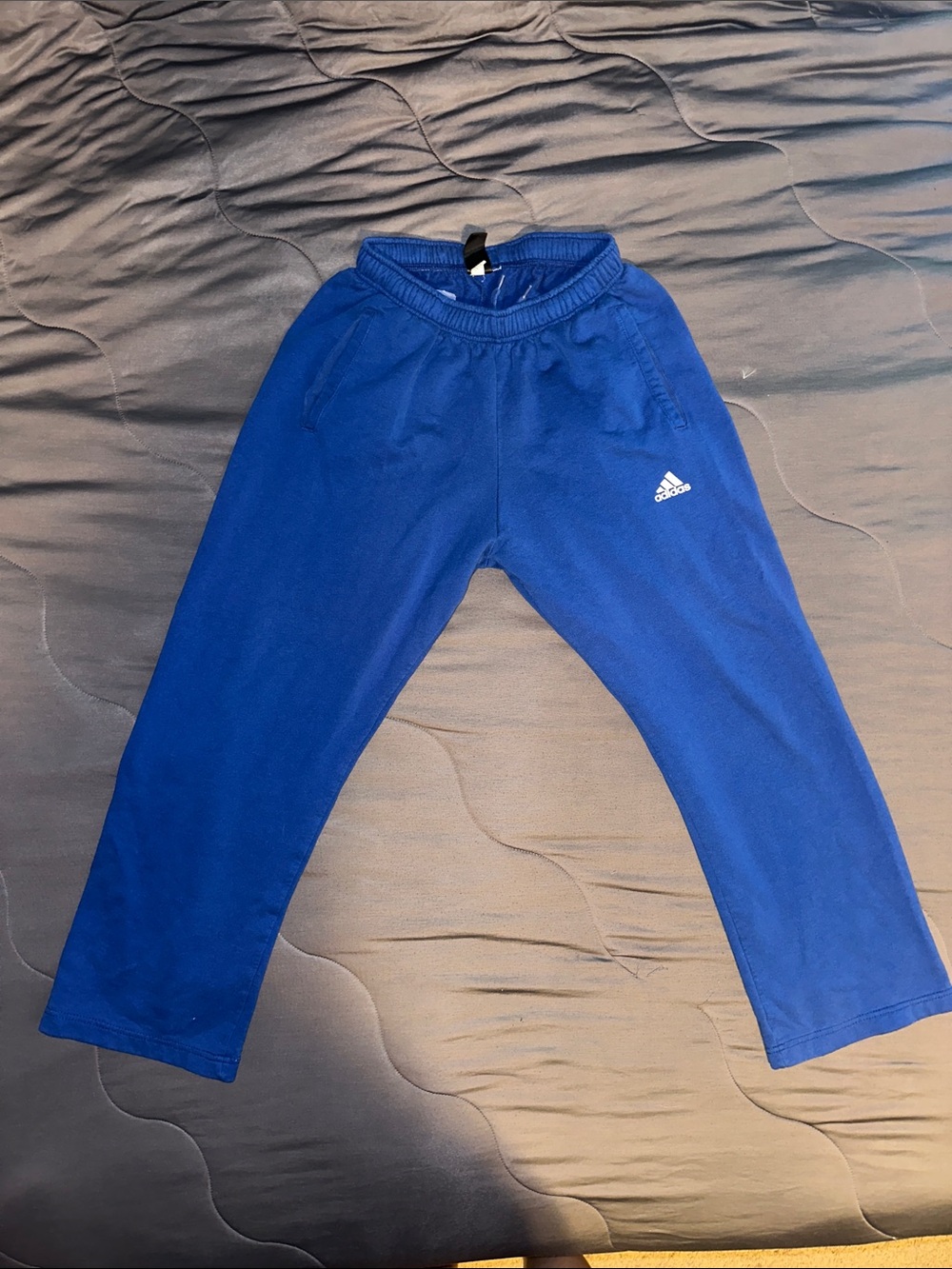 adidas blue Track Pants with Elastic Waist